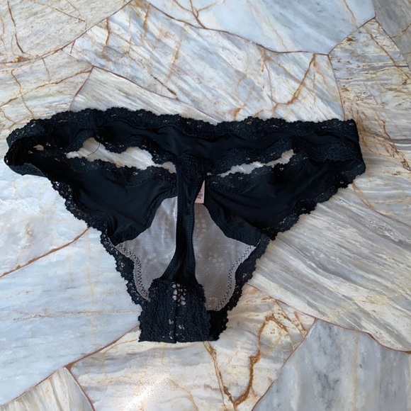 Victoria's Secret Very Sexy Panties Bikini Lace Mesh Panty Thong Small - Picture 5 of 10